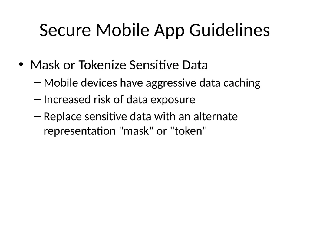 Ch 8: Mobile Development Security CNIT 128: - slide 31 of 63