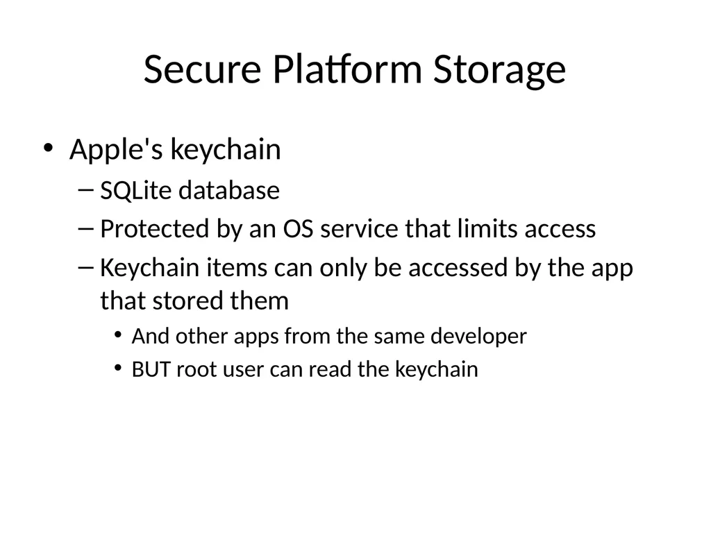 Ch 8: Mobile Development Security CNIT 128: - slide 37 of 63