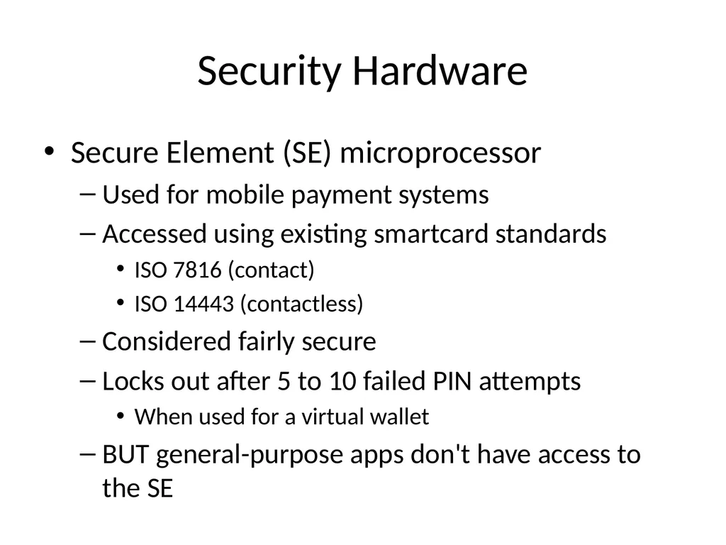 Ch 8: Mobile Development Security CNIT 128: - slide 34 of 63