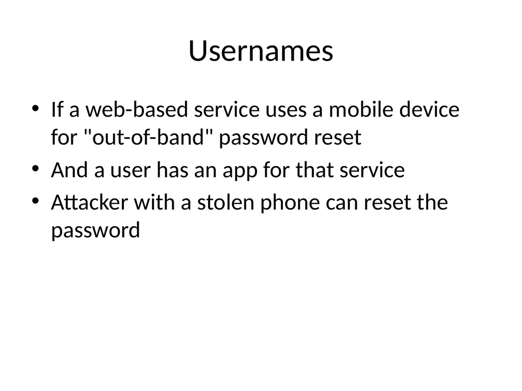 Ch 8: Mobile Development Security CNIT 128: - slide 19 of 63