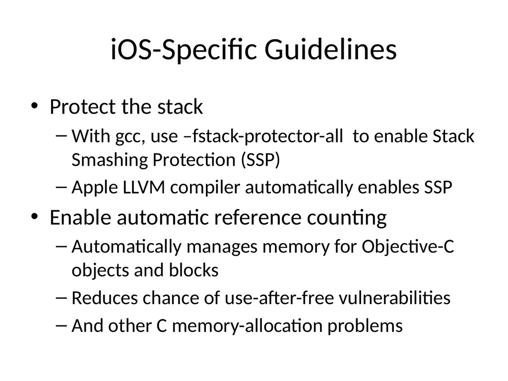 Ch 8: Mobile Development Security CNIT 128: - slide 58 of 63