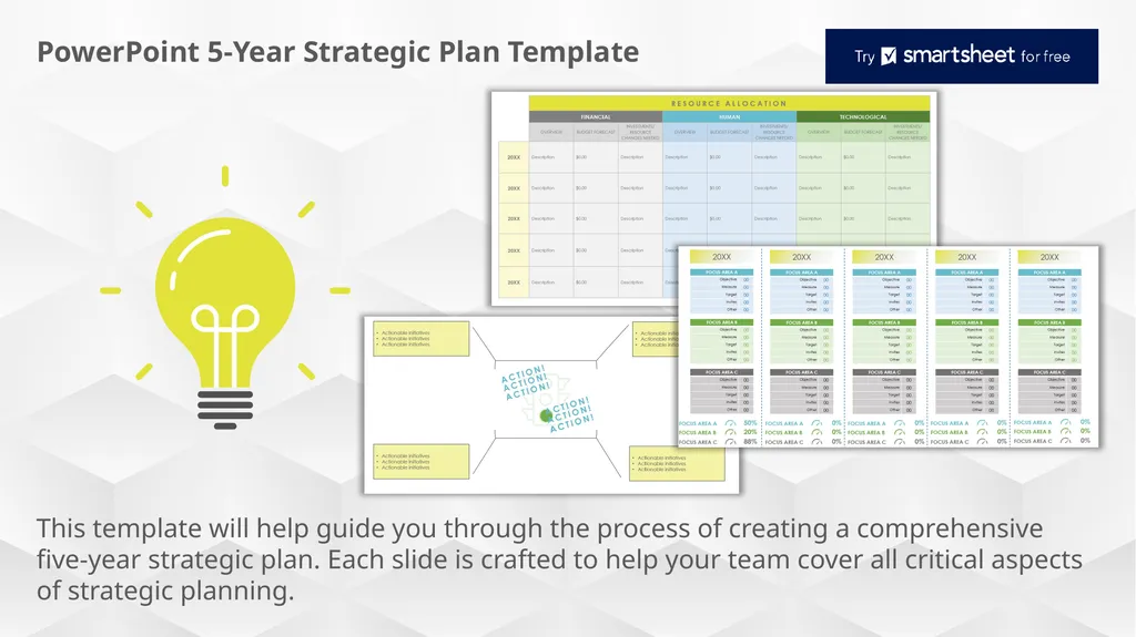 PowerPoint 5-Year Strategic Plan Template This