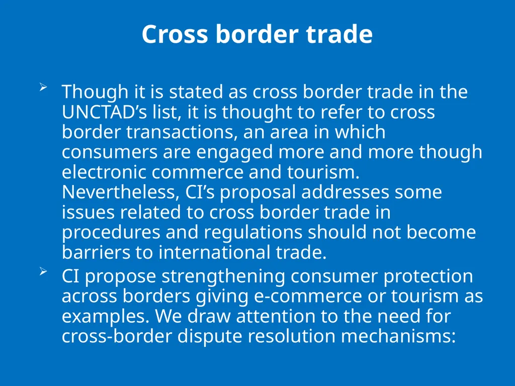 UN GUIDELINES FOR CONSUMER PROTECTION The UN - slide 24 of 29