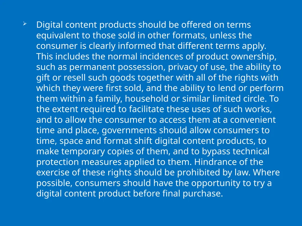 UN GUIDELINES FOR CONSUMER PROTECTION The UN - slide 16 of 29