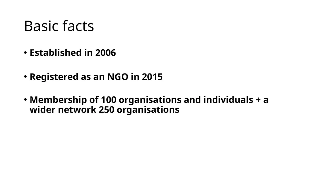 What is ? Basic facts Established in 2006 - slide 2 of 5