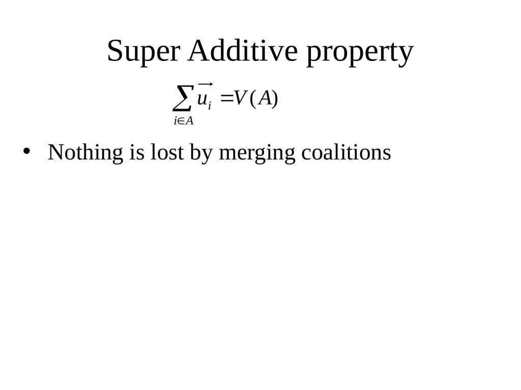 Coalition Games: A Lesson in Multiagent System - slide 5 of 14