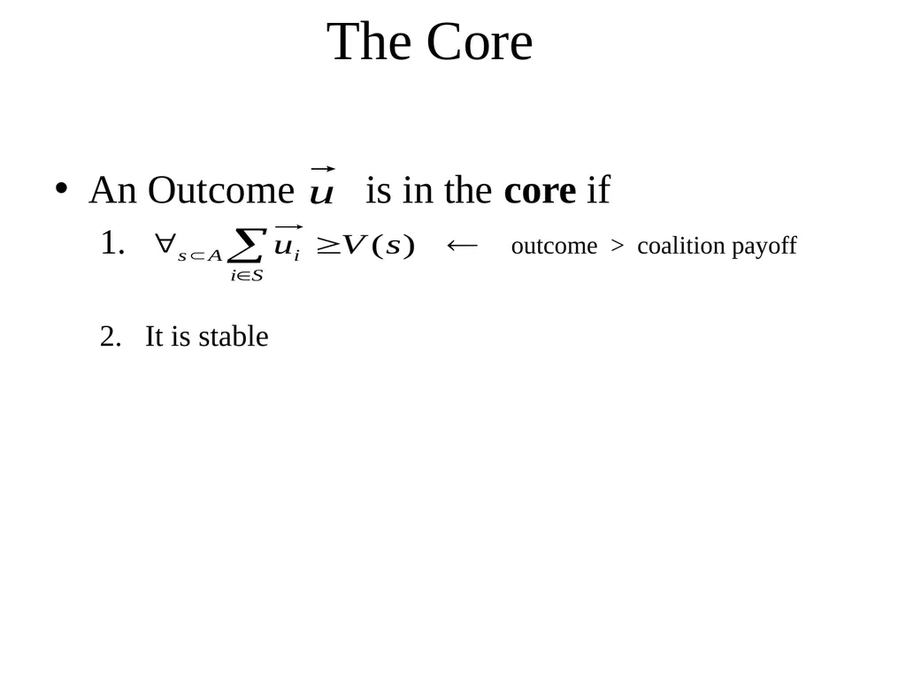 Coalition Games: A Lesson in Multiagent System - slide 7 of 14