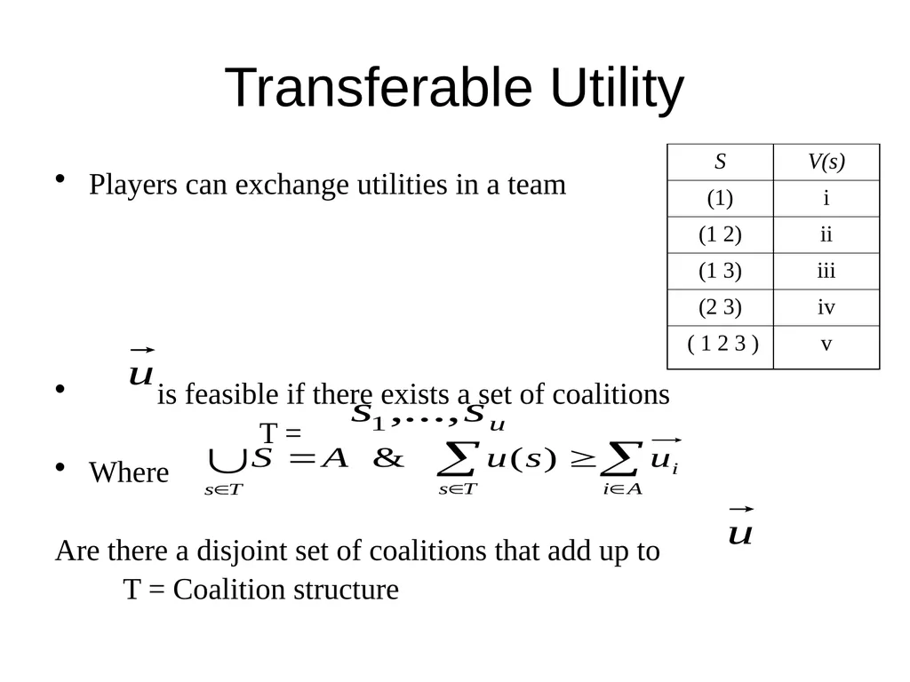Coalition Games: A Lesson in Multiagent System - slide 3 of 14