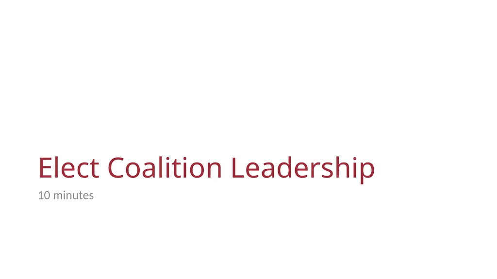 Coalition Launch Meeting [DATE] Welcome, - slide 22 of 36