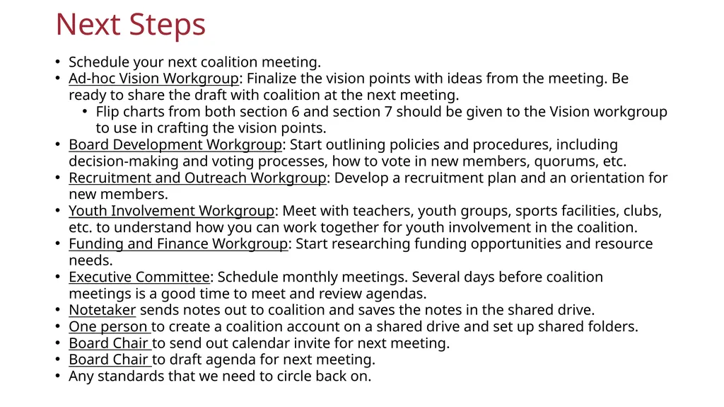 Coalition Launch Meeting [DATE] Welcome, - slide 34 of 36