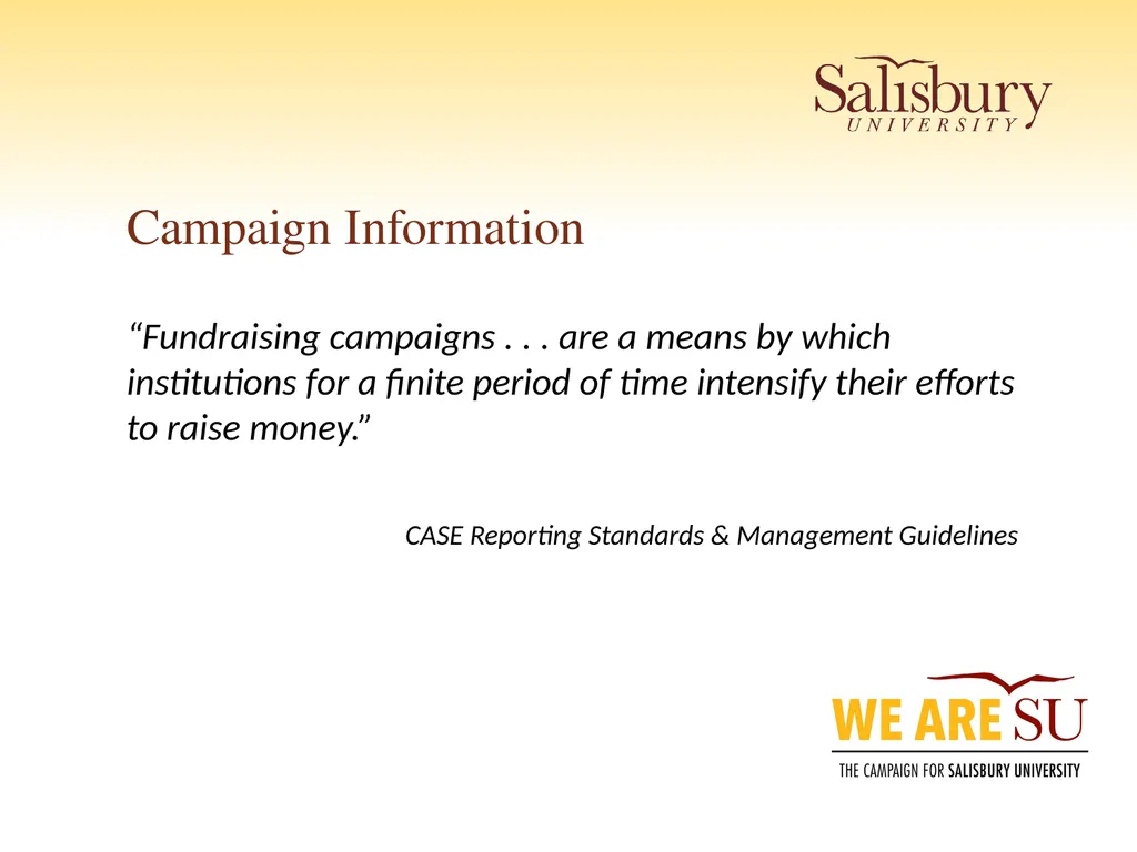 Campaign Update April 2019 Campaign Information - slide 3 of 11