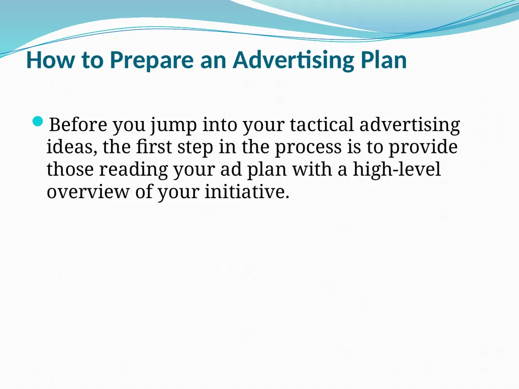 Preparing an Advertisement Prepared by - slide 2 of 6