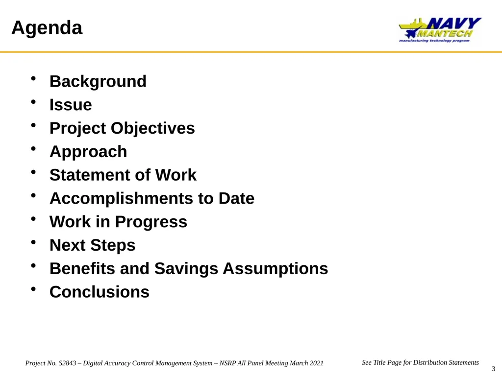 ManTech Project No. S2844 Digital Accuracy Control - slide 3 of 15