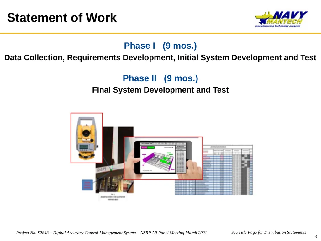 ManTech Project No. S2844 Digital Accuracy Control - slide 8 of 15