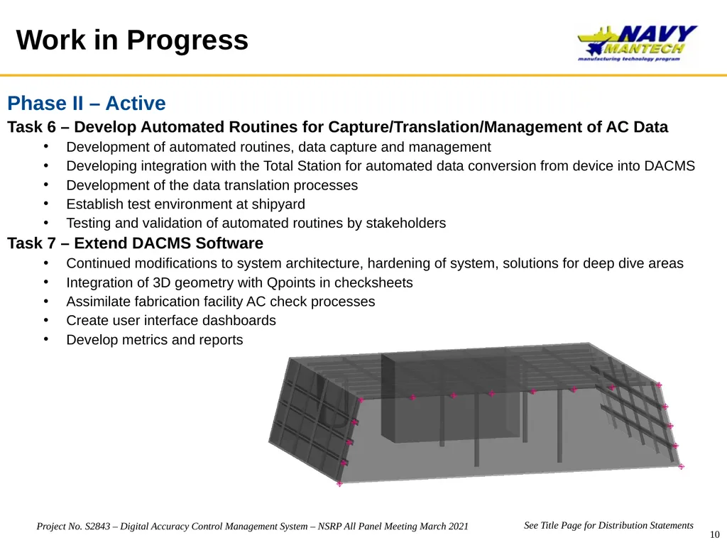 ManTech Project No. S2844 Digital Accuracy Control - slide 10 of 15