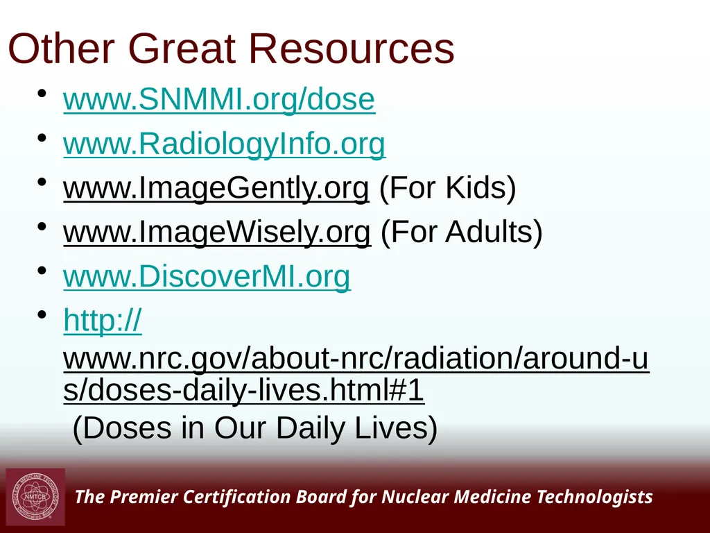 The Premier Certification Board for Nuclear - slide 14 of 16
