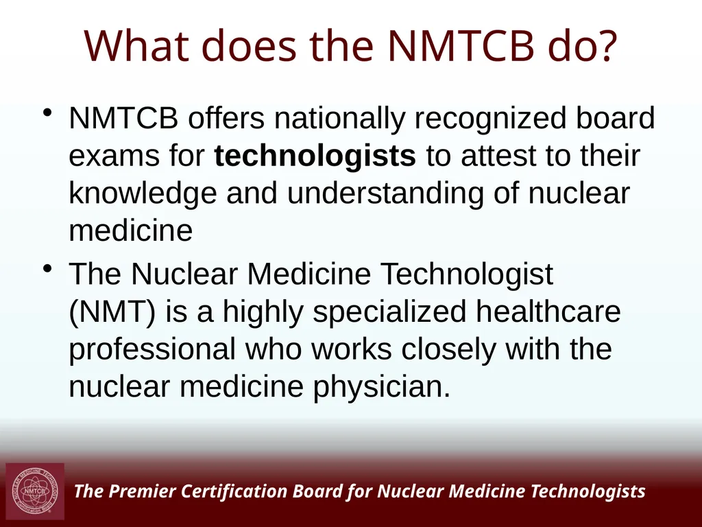 The Premier Certification Board for Nuclear - slide 12 of 16