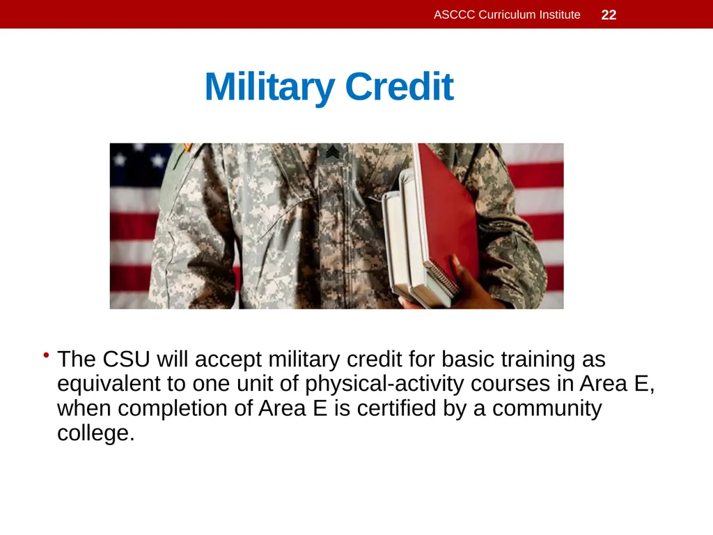 General Education Basics ASCCC Curriculum - slide 22 of 29