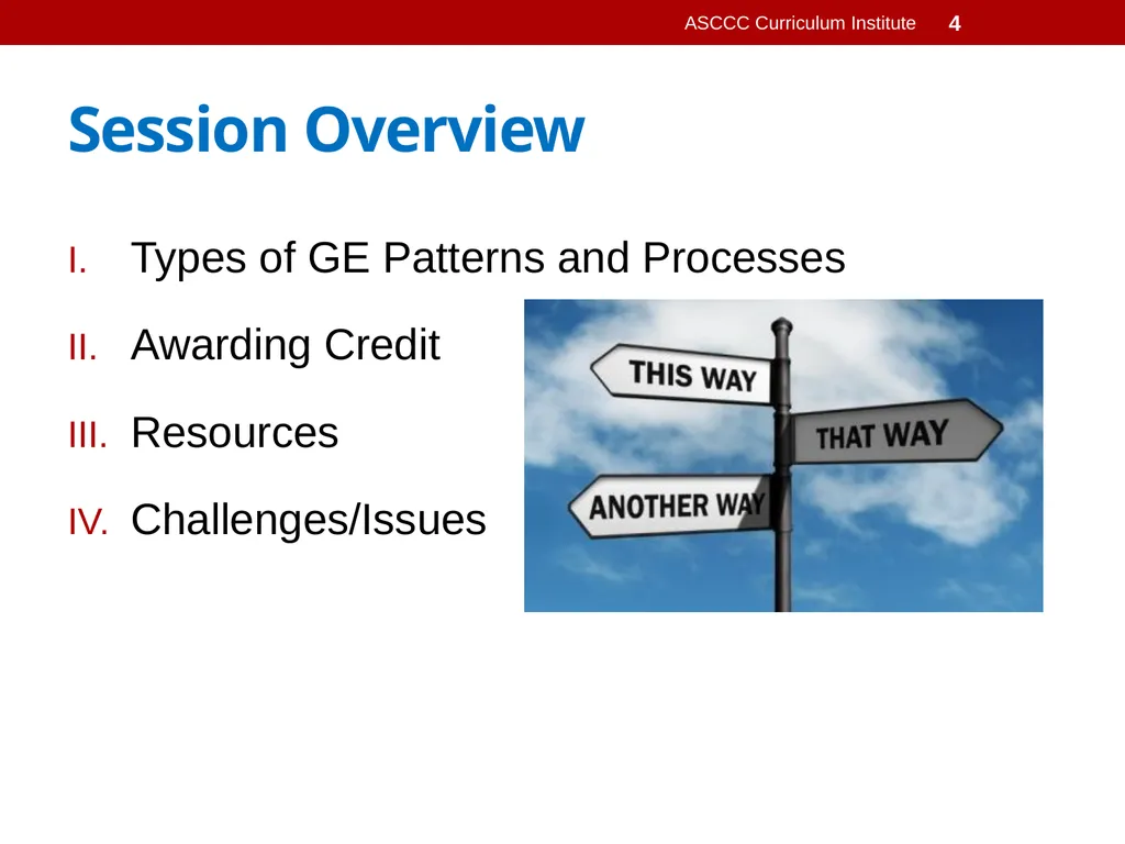 General Education Basics ASCCC Curriculum - slide 4 of 29