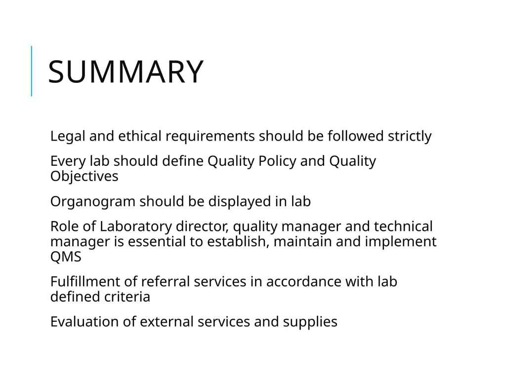 General Elements for Establishment of QMS ISO - slide 15 of 16