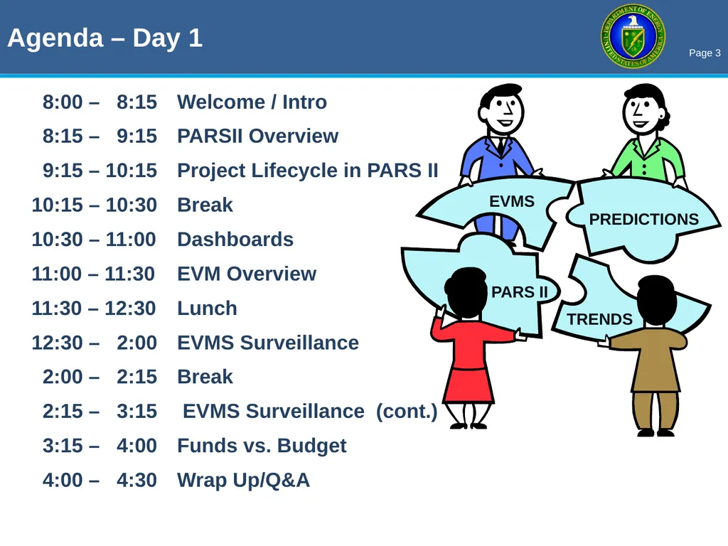 THE OECM PARS II / EVM ROADSHOW Enhancing Earned - slide 3 of 34