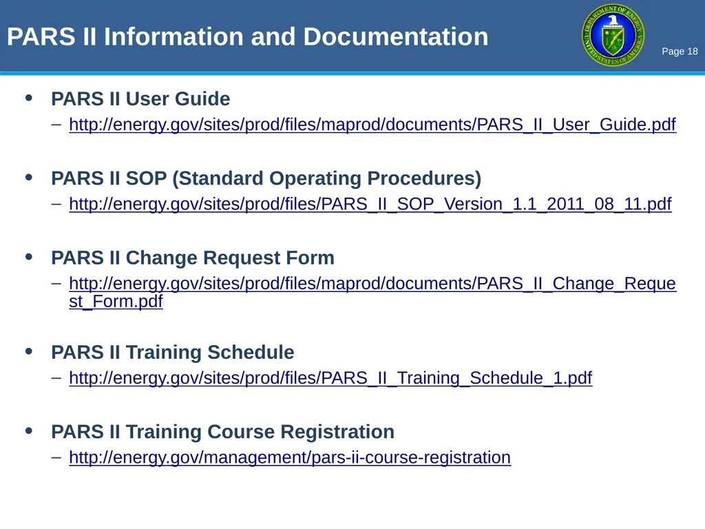 THE OECM PARS II / EVM ROADSHOW Enhancing Earned - slide 18 of 34