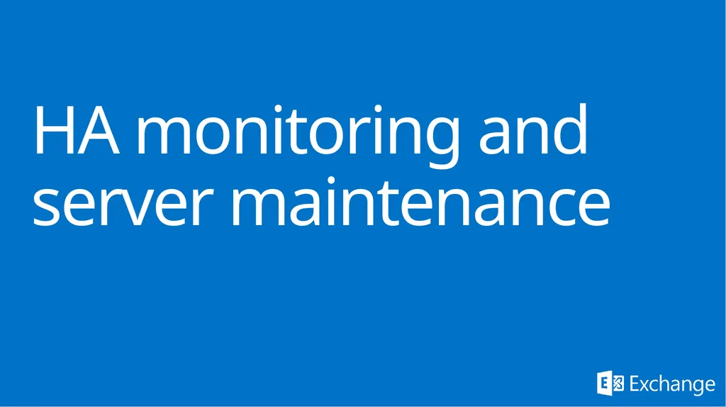 Implementing Exchange Server 2013 April 2014 About - slide 20 of 64