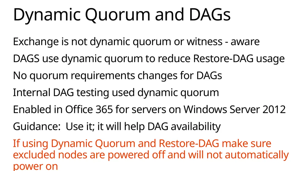 Implementing Exchange Server 2013 April 2014 About - slide 44 of 64