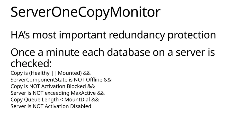 Implementing Exchange Server 2013 April 2014 About - slide 26 of 64