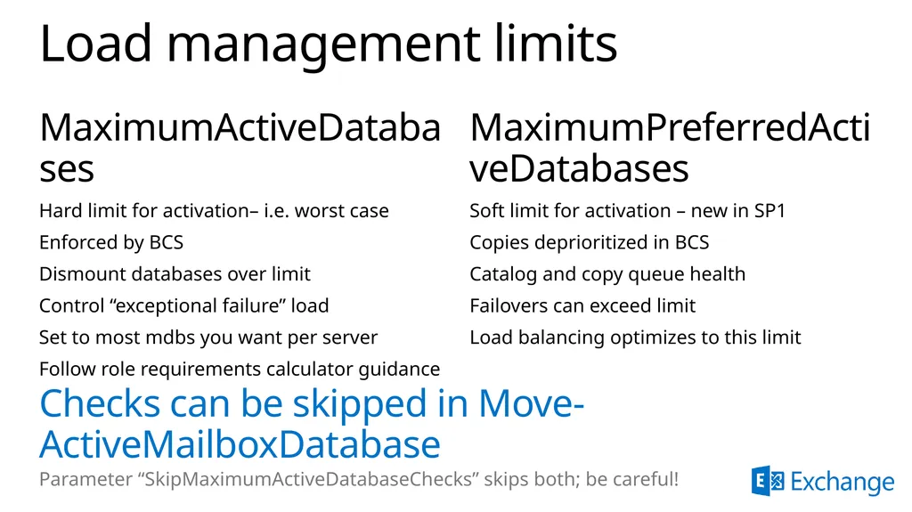 Implementing Exchange Server 2013 April 2014 About - slide 36 of 64