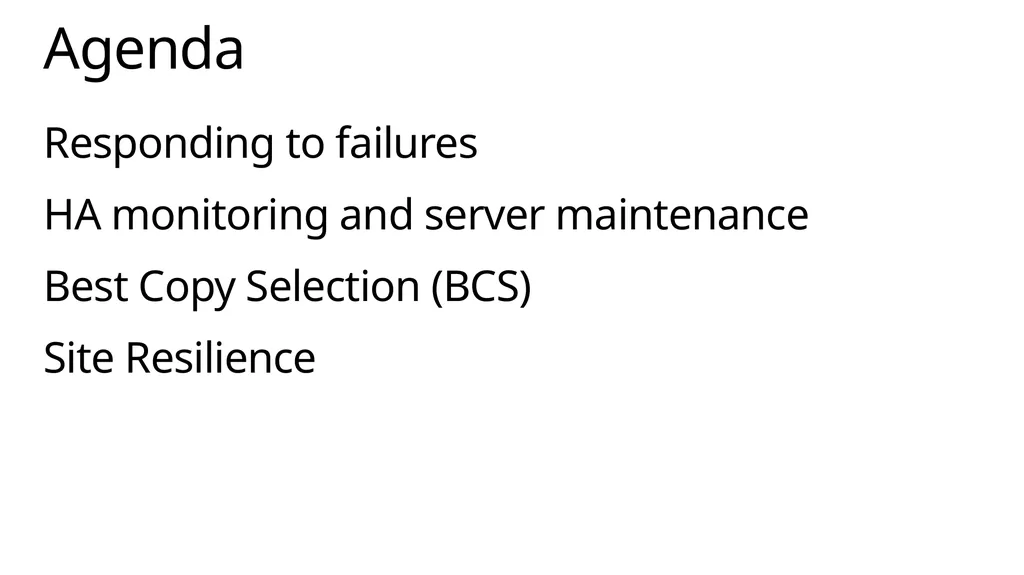 Implementing Exchange Server 2013 April 2014 About - slide 6 of 64