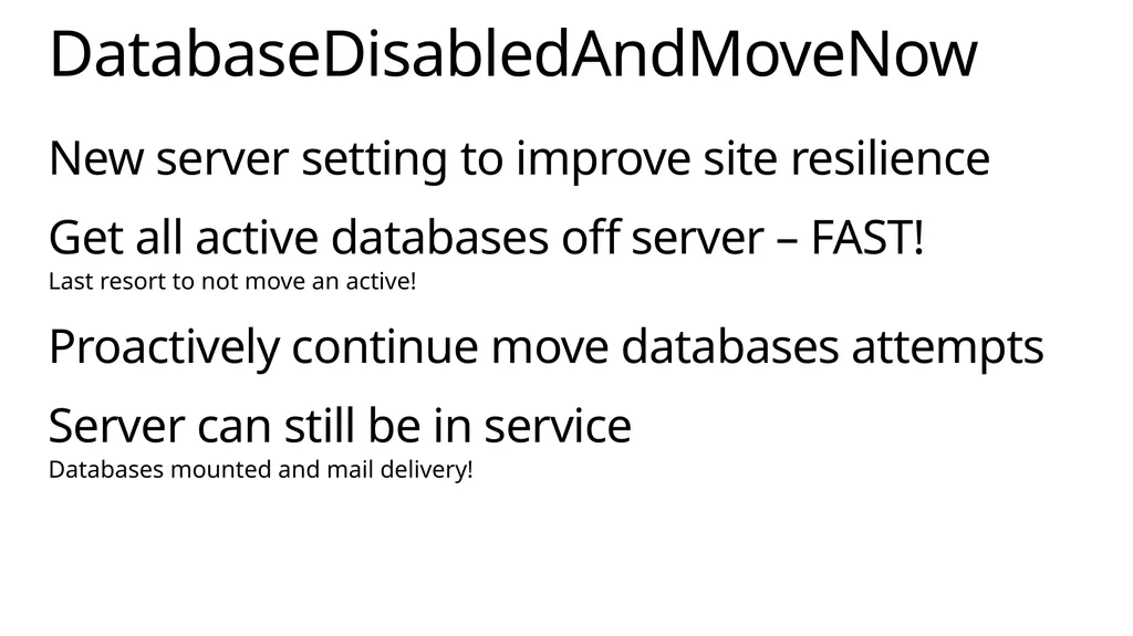 Implementing Exchange Server 2013 April 2014 About - slide 39 of 64