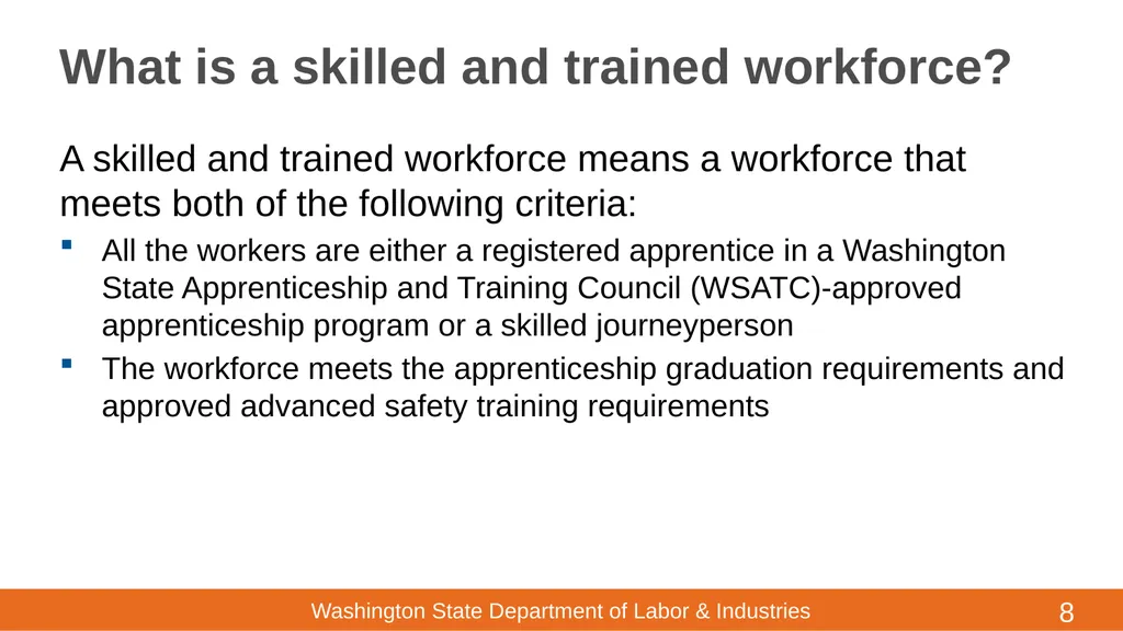 ESHB 1817/RCW 49.80 High Hazard Facilities - - slide 8 of 19
