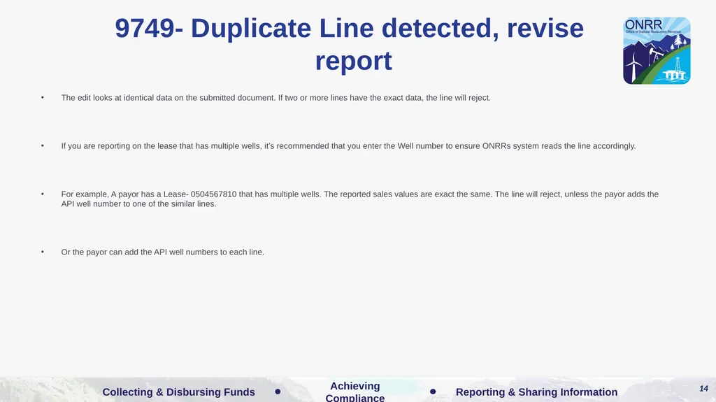 Reporter Online Training Housekeeping All - slide 14 of 21