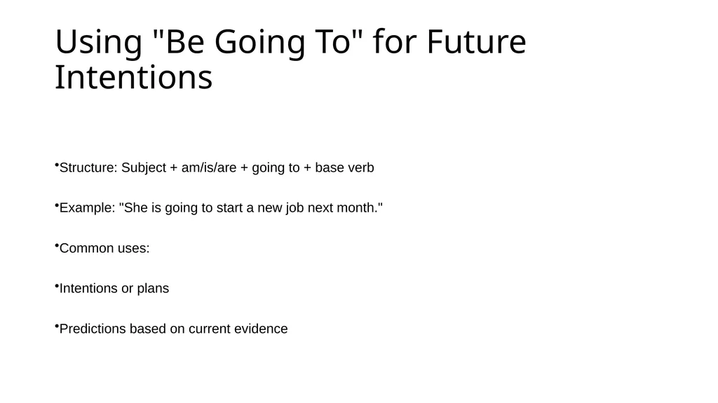 Understanding the Future Tense in English The - slide 5 of 10