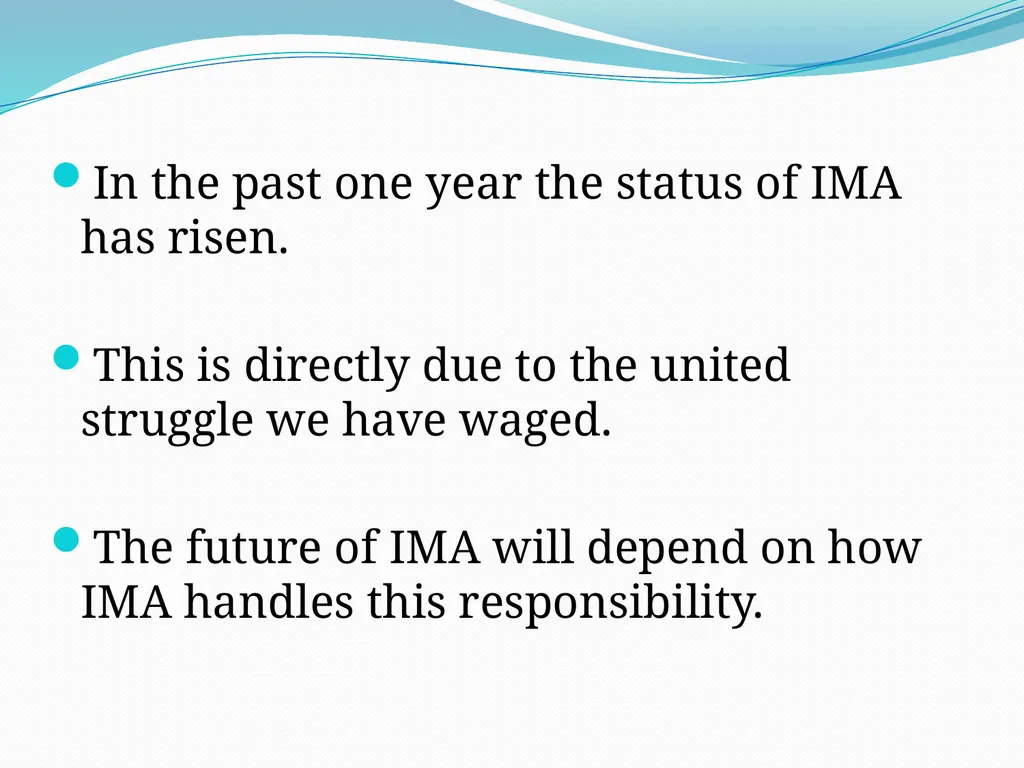 Future of IMA and Reforms in IMA functioning By - slide 2 of 10