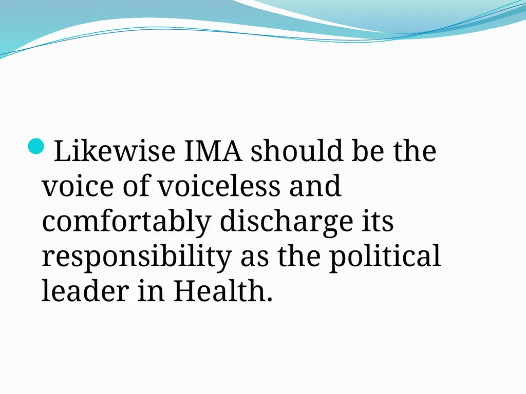 Future of IMA and Reforms in IMA functioning By - slide 7 of 10