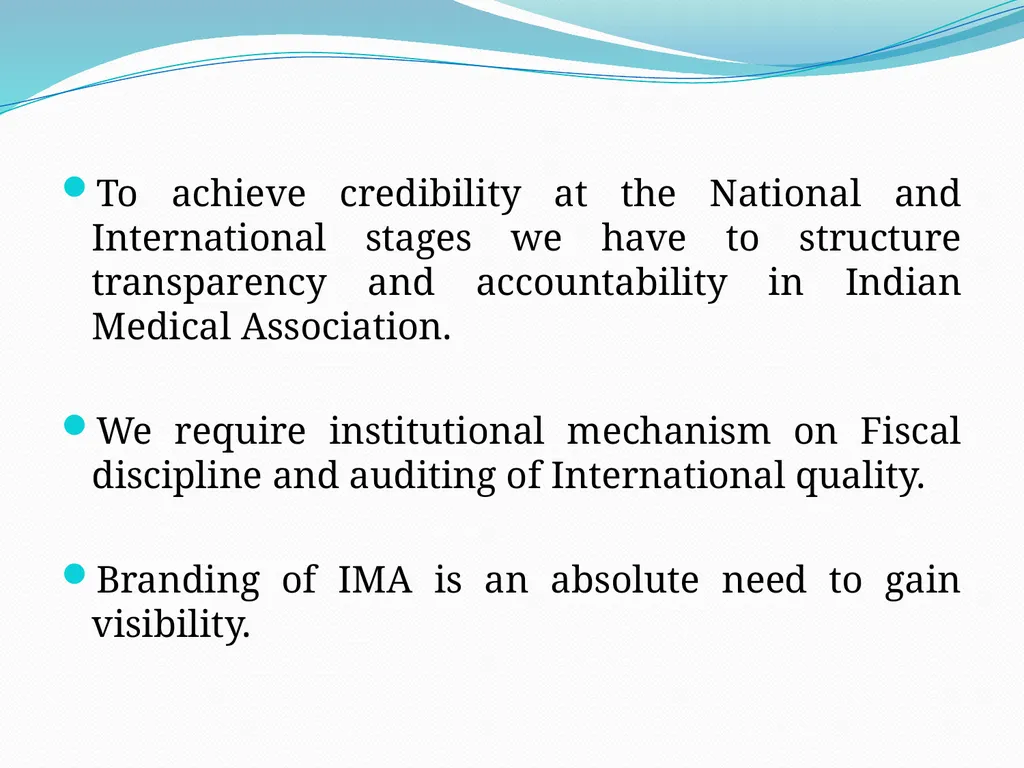 Future of IMA and Reforms in IMA functioning By - slide 4 of 10