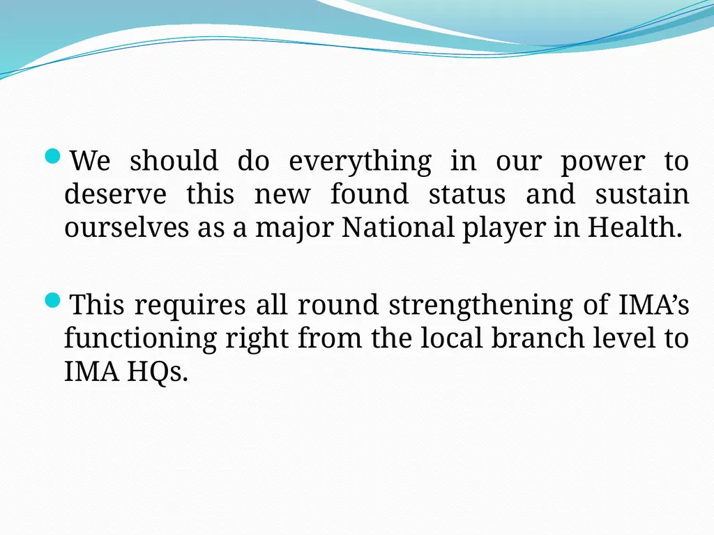 Future of IMA and Reforms in IMA functioning By - slide 3 of 10