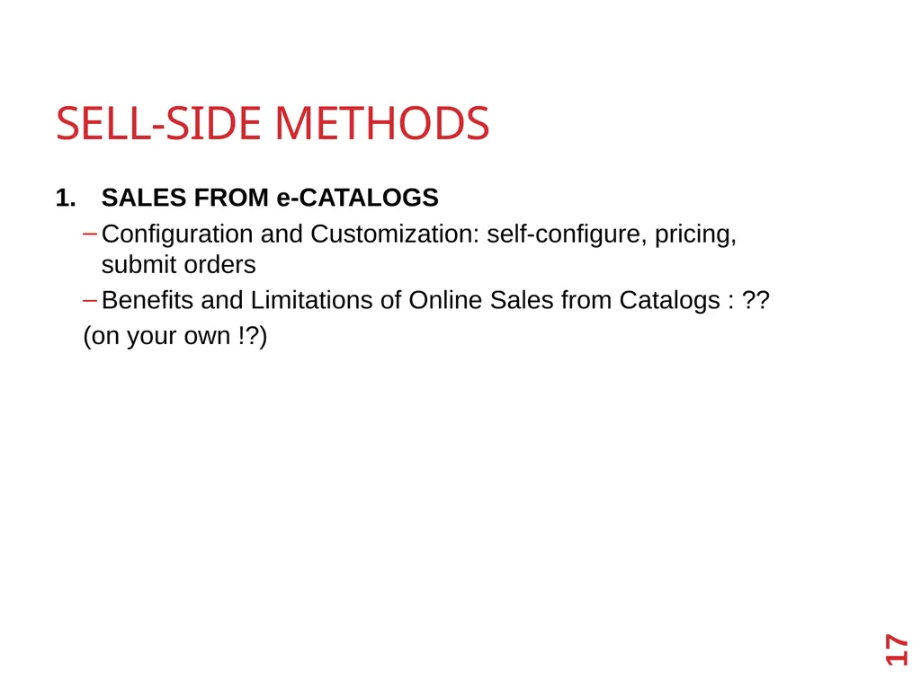 B2B E-Commerce Chapter 2 Learning Objectives - slide 17 of 29