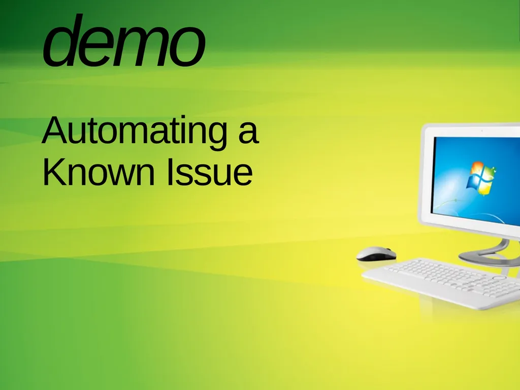 Windows Troubleshooting Platform Matt Bielman Lead - slide 11 of 16