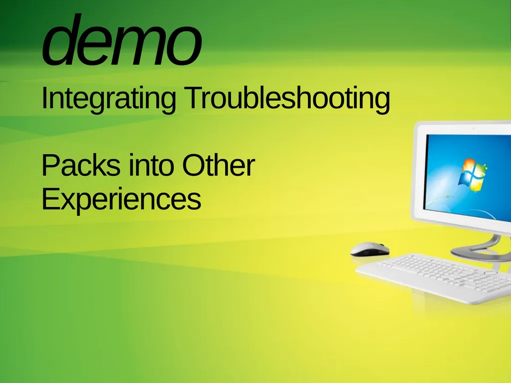 Windows Troubleshooting Platform Matt Bielman Lead - slide 12 of 16