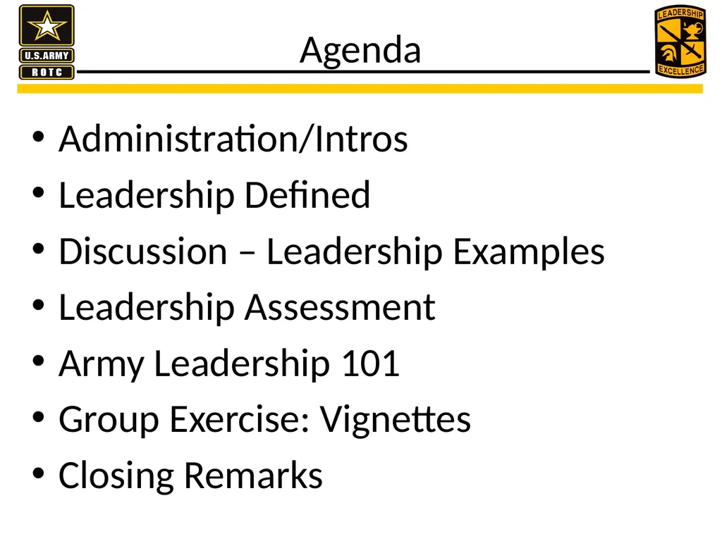 U.S. Army presents leader development practices - slide 2 of 17