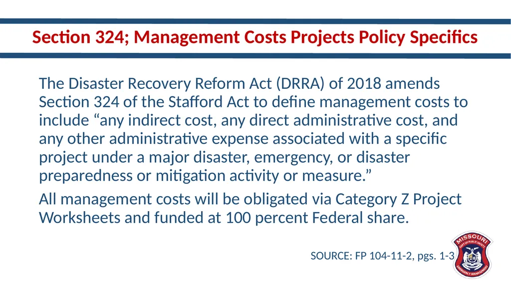 New and Different – Updates in Public Assistance - slide 18 of 33