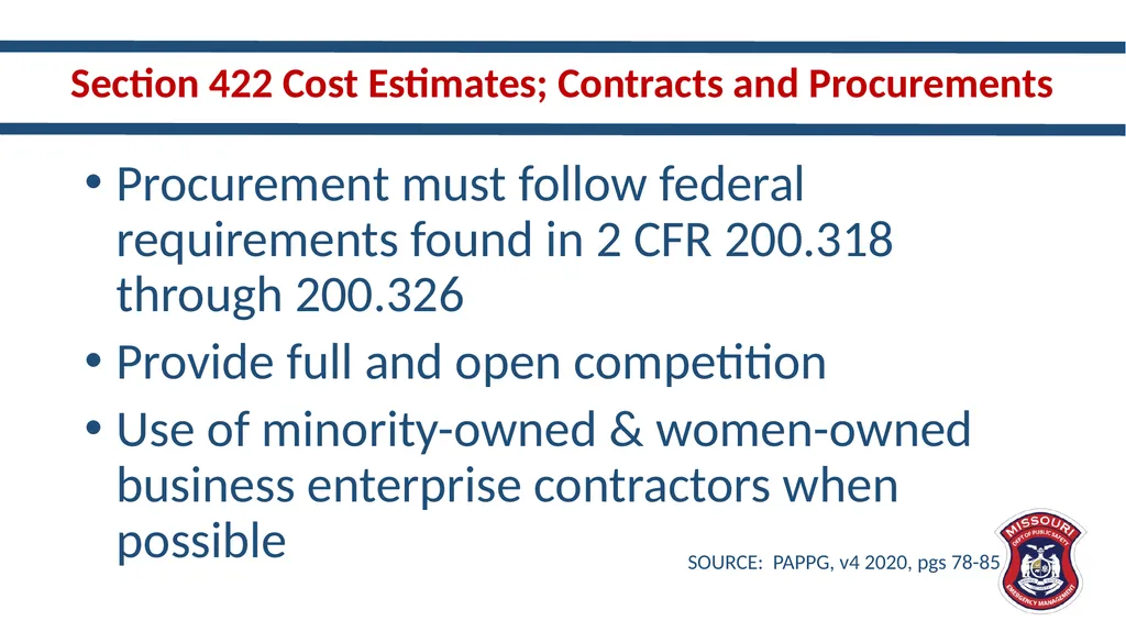 New and Different – Updates in Public Assistance - slide 16 of 33