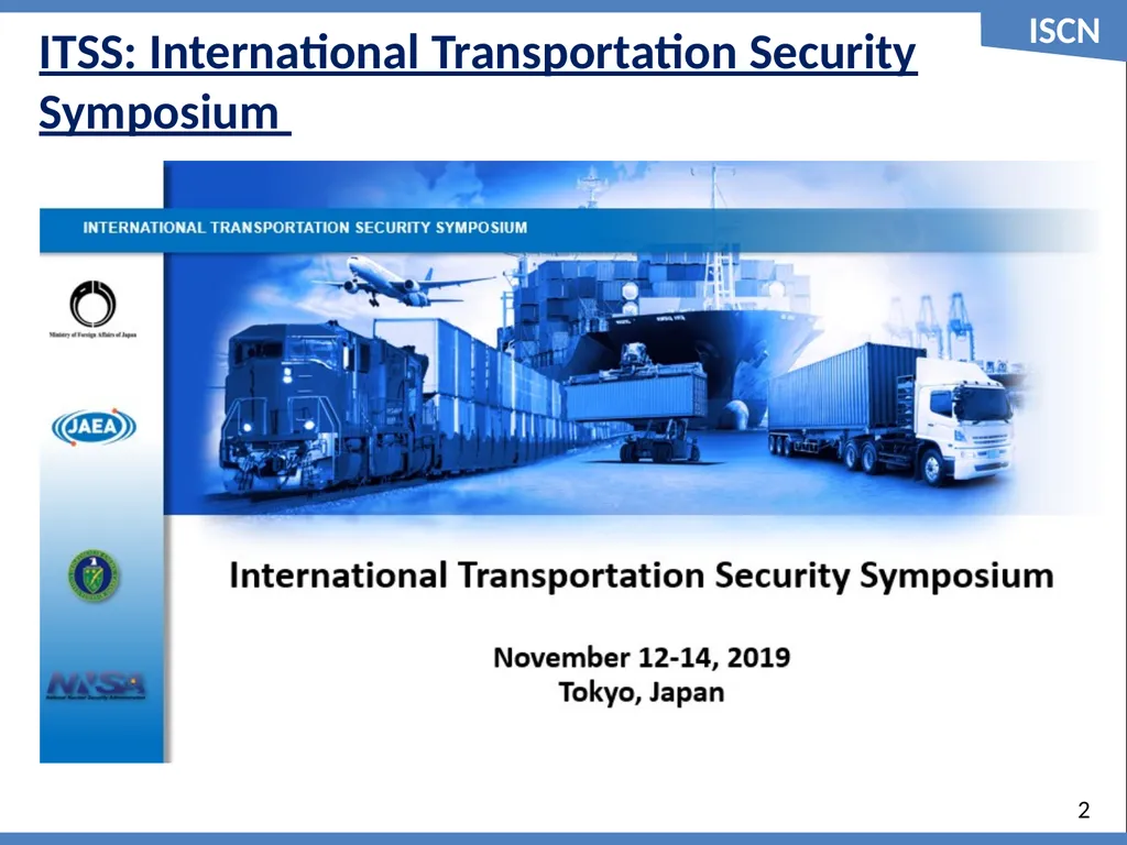 International Symposium on Transport Security of - slide 2 of 15