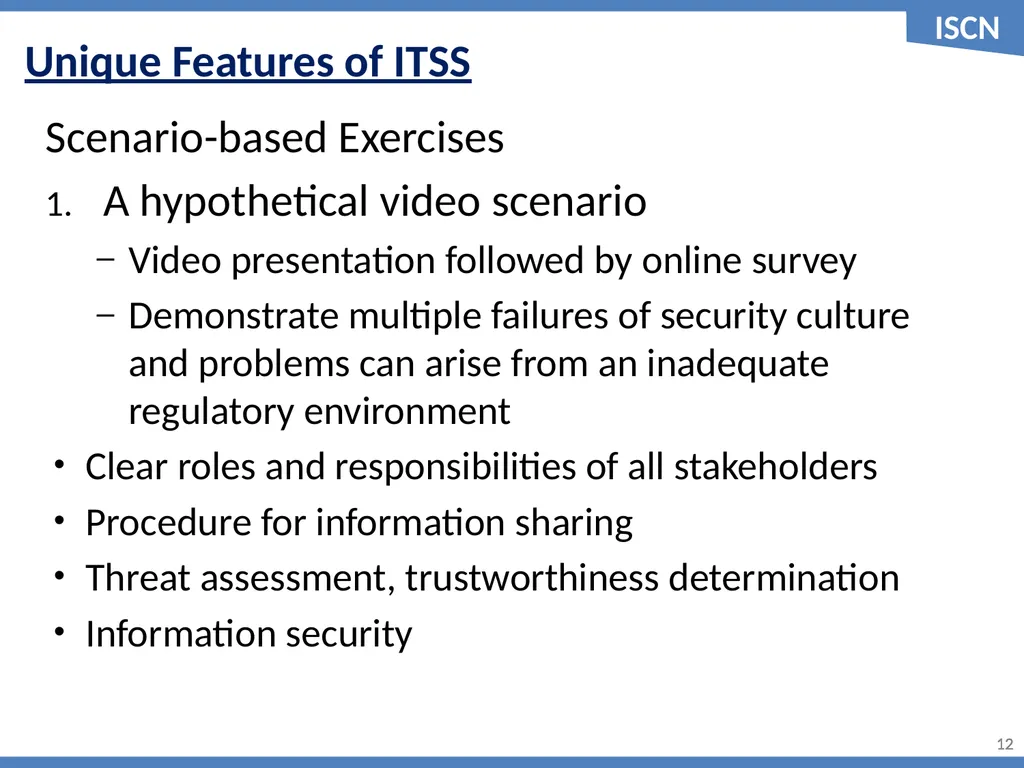International Symposium on Transport Security of - slide 12 of 15