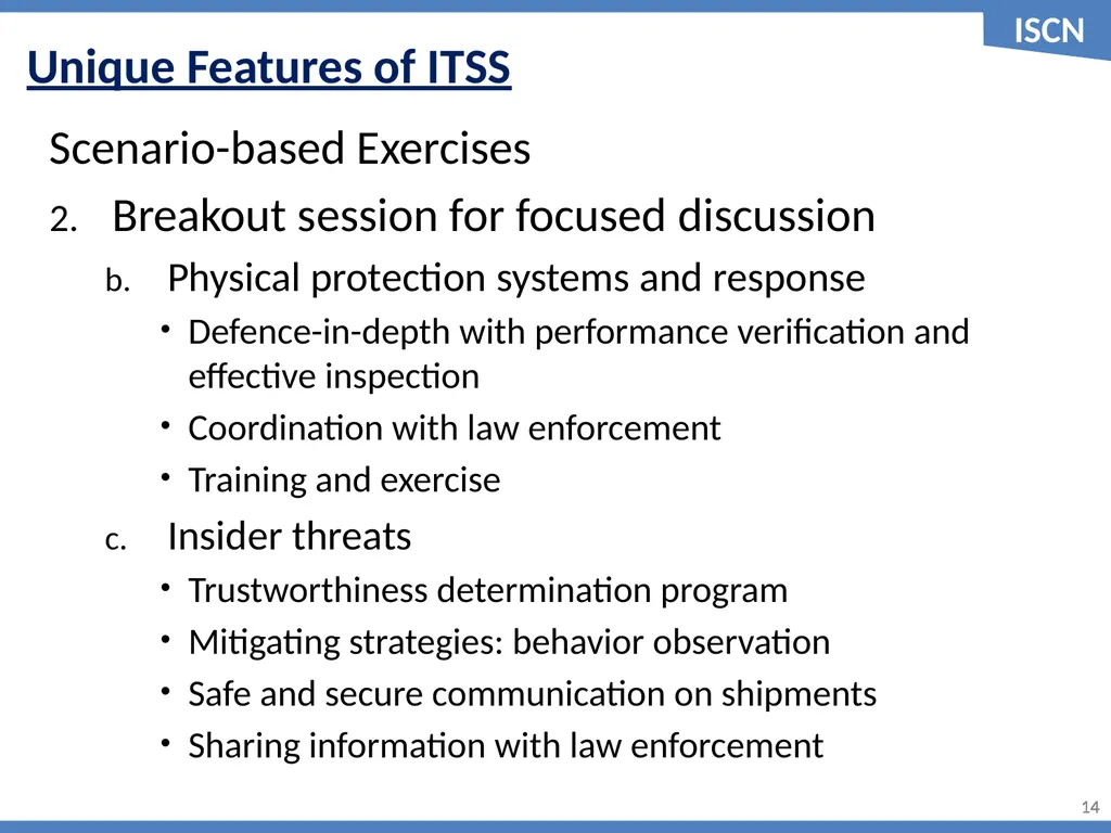 International Symposium on Transport Security of - slide 14 of 15