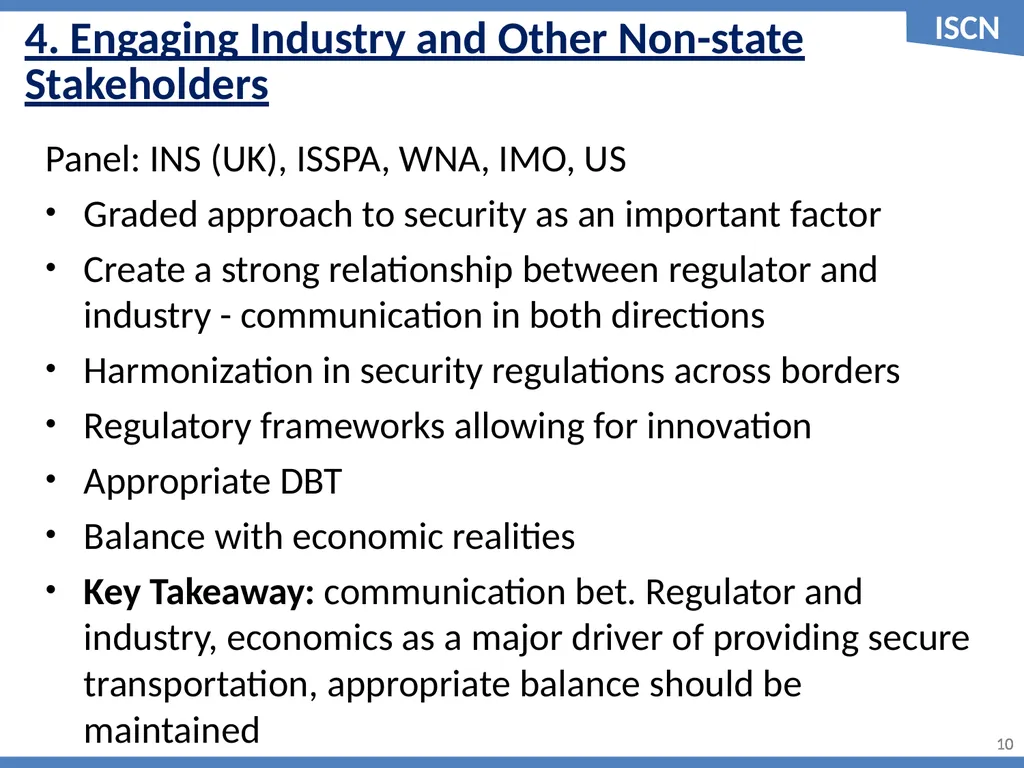 International Symposium on Transport Security of - slide 10 of 15