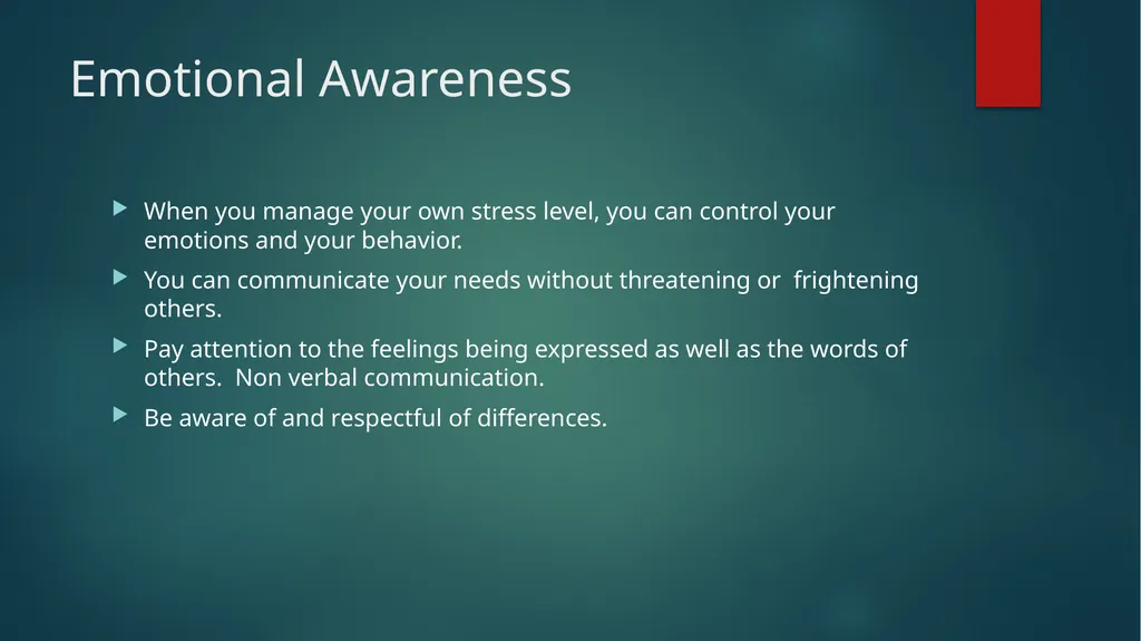 Conflict Resolution Objectives Learn the basics - slide 11 of 30